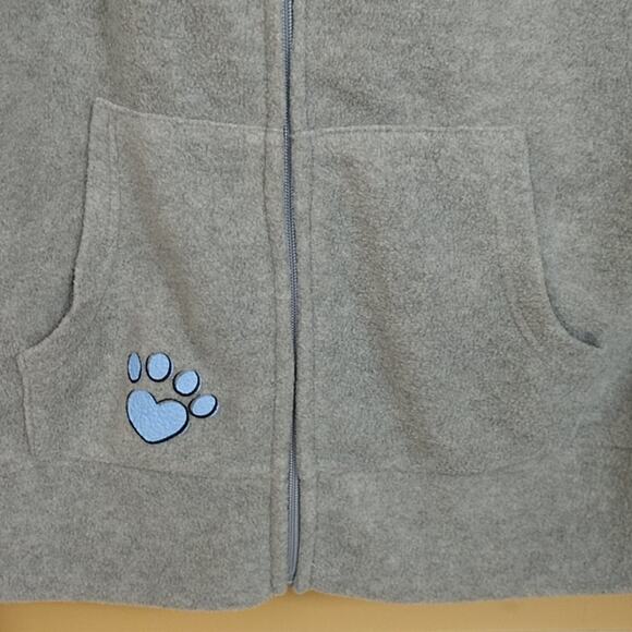 "Life is Sweet and So's my Mutt" Fleece Zip Hoodie - Picture 3 of 6